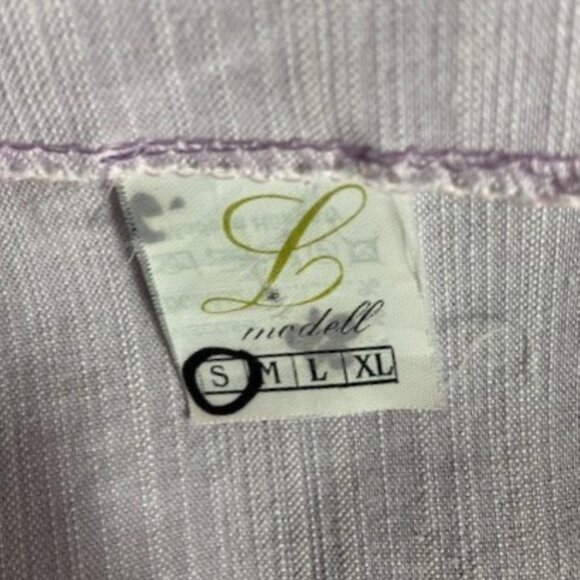 L. Modell Lavender Pleated Mini Skirt - Picture 5 of 5